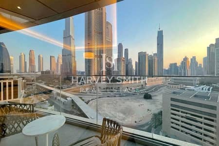 2 Bedroom Flat for Rent in Downtown Dubai, Dubai - Amazing Burj View | Large Layout | Ready Now