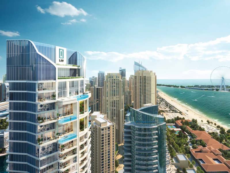 位于迪拜码头，奢华生活大厦 1 卧室的公寓 2475000 AED - 8196104