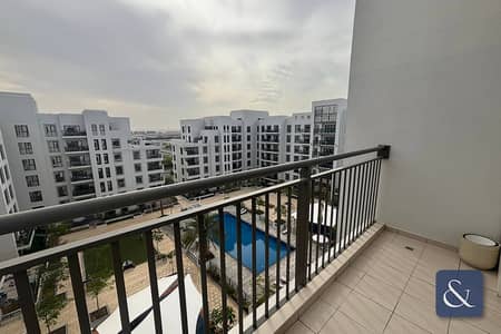 2 Bedroom Apartment for Rent in Town Square, Dubai - High Floor | Pool Facing | Unfurnished