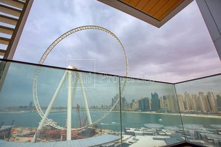 3 Bedroom Flat for Sale in Bluewaters Island, Dubai - Vacant | Dubai eye view | High floor