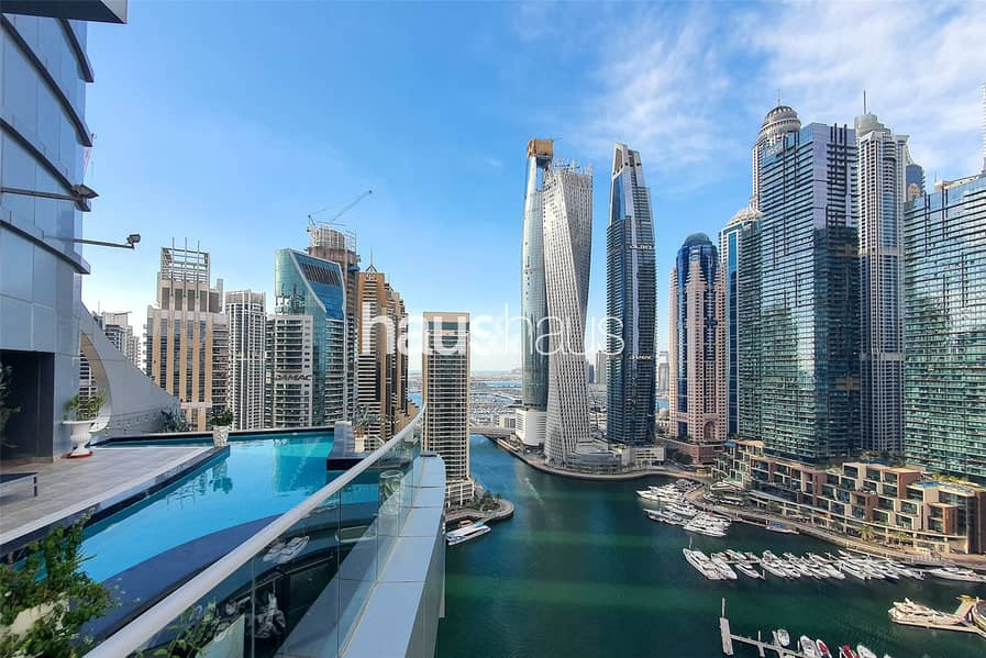 位于迪拜码头，三叉戟海洋景观大楼，三叉戟海景先锋大厦 4 卧室的顶楼公寓 20000000 AED - 8765208