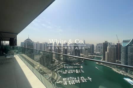 3 Bedroom Flat for Rent in Dubai Marina, Dubai - High Floor | Un/furnished | Marina View
