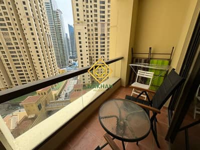 1 Bedroom Flat for Rent in Jumeirah Beach Residence (JBR), Dubai - Community/Marina View | Furnished | Vacant