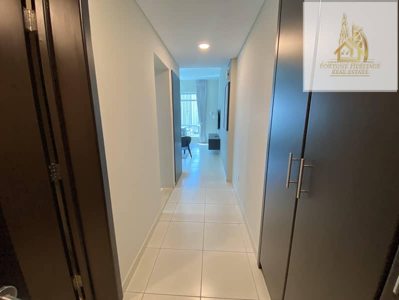 Luxuries 1Bedroom Furnished with marina walk view & included all bills  ready to move