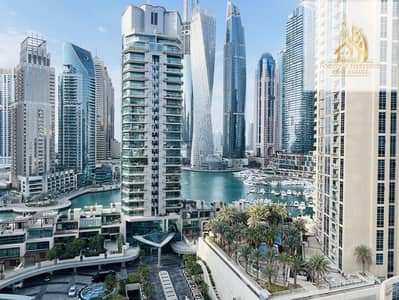 1 Bedroom Flat for Rent in Dubai Marina, Dubai - Including all utility bills, Marina view, fully furnished, 1bedroom in just 139,999 dhs