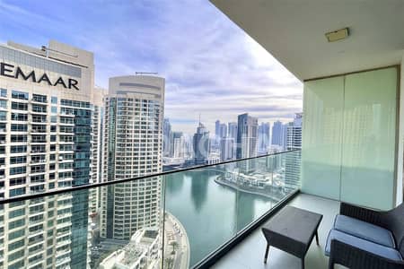 1 Bedroom Flat for Rent in Dubai Marina, Dubai - Fully Furnished | Vacant Now | High Floor