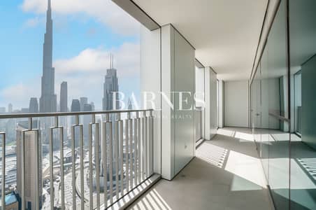 3 Bedroom Apartment for Rent in Za'abeel, Dubai - Burj Khalifa View | Semi-Furnished | High Floor