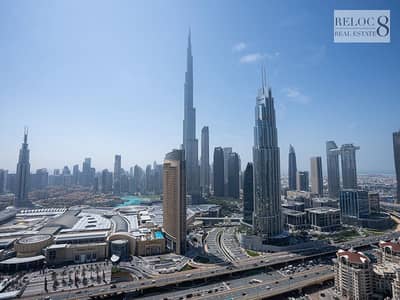 Panoramic Burj Khalifia Views | High Floor | Corner unit