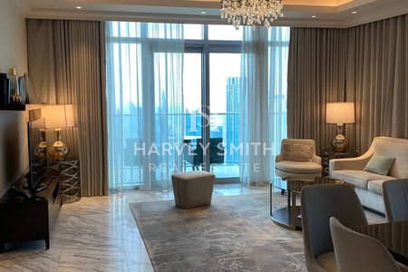 3 Bedroom Flat for Rent in Downtown Dubai, Dubai - Full Burj View | High Floor | Luxury Furnishing