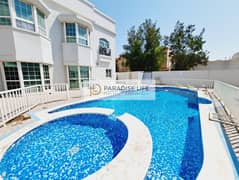 Private Entrance 4 Bedroom Villa for Rent in Mirdif | Shared swimming pool
