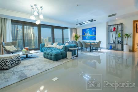 4 Bedroom Flat for Sale in Downtown Dubai, Dubai - Ultimate Elegance|Furnished |4 BR with Burj Views