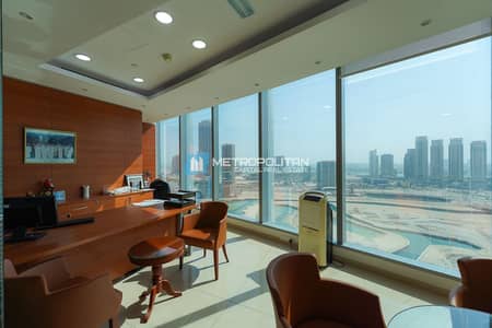 Office for Sale in Al Reem Island, Abu Dhabi - Furnished Office Space|High Floor|Stunning Views