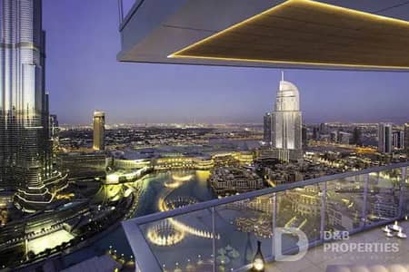 3 Bedroom Flat for Sale in Downtown Dubai, Dubai - 5 year PHPP | Fountain and Burj View | 09 Series