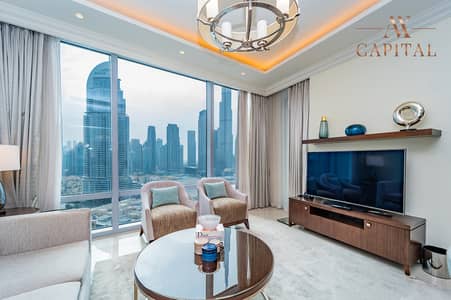 1 Bedroom Apartment for Rent in Downtown Dubai, Dubai - Vacant | Burj and Fountain View | Best Layout