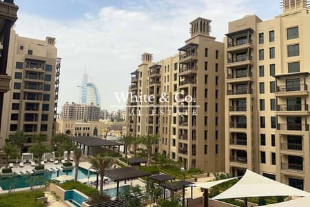 1 Bedroom Flat for Rent in Umm Suqeim, Dubai - Vacant | Burj Al Arab Views | Brand New