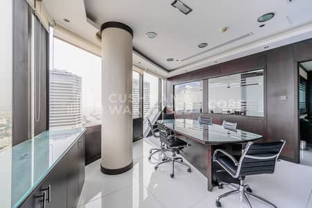 Office for Rent in Jumeirah Lake Towers (JLT), Dubai - Fully Fitted Office | High Floor | Close to Metro