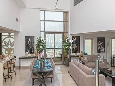 3 Bedroom Flat for Rent in Jumeirah Beach Residence (JBR), Dubai - Duplex | High Floor | Sea and Ain Views