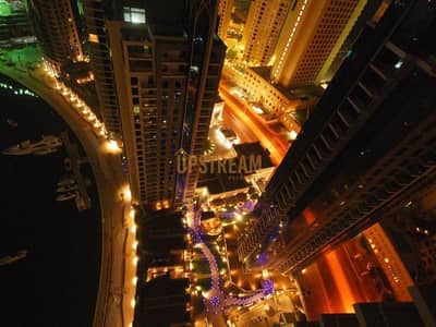 1 Bedroom Apartment for Rent in Dubai Marina, Dubai - Bright and Spacious | Partial Marina and Sea View