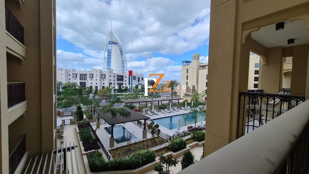 Burj Al Arab and Pool View | Vacant Now