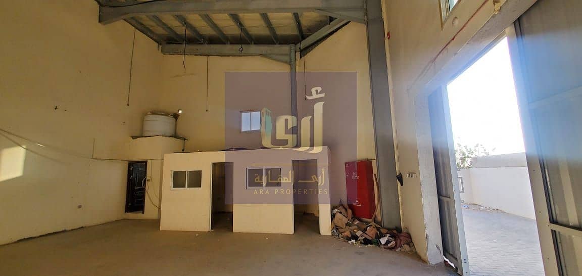 BIG OFFER FOR WAREHOUSES ONLY RENT 28K WITHOUT ELECTRICITY WITH TOILET ON THE ROAD  AL SAJA AREA SHA