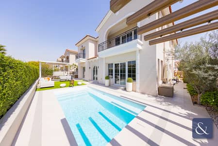 6 Bedroom Villa for Sale in Jumeirah Golf Estates, Dubai - Basement - Fully Upgraded - Private Pool