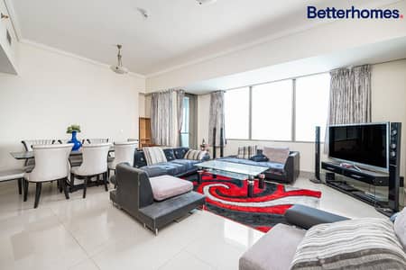 3 Bedroom Flat for Rent in Dubai Marina, Dubai - High Floor| Sea & Golf Course View| 3br Hall