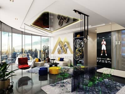 شقة 1 غرفة نوم للبيع في وسط مدينة دبي، دبي - DAMAC - Volta - Living Room. jpg