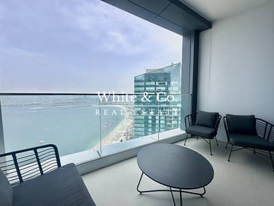 2 Bedroom Flat for Rent in Jumeirah Beach Residence (JBR), Dubai - High Floor | Full Sea View | Furnished