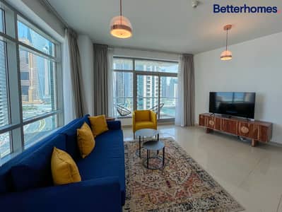 1 Bedroom Apartment for Rent in Dubai Marina, Dubai - Marina View | Chiller Free | Furnished