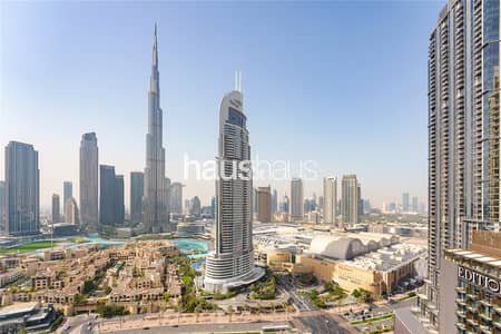 2 Bedroom Apartment for Sale in Downtown Dubai, Dubai - Full Burj View | Two Bed | Balcony | VOT