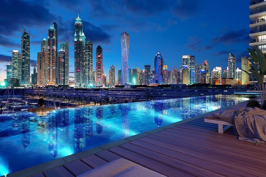 位于迪拜港，艾玛尔海滨社区，Address海滩之门公寓小区 1 卧室的公寓 3150000 AED - 8779290