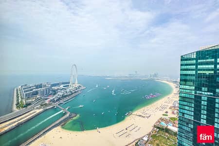 2 Bedroom Apartment for Rent in Jumeirah Beach Residence (JBR), Dubai - Sea View | Furnished | Well Maintained | Ready