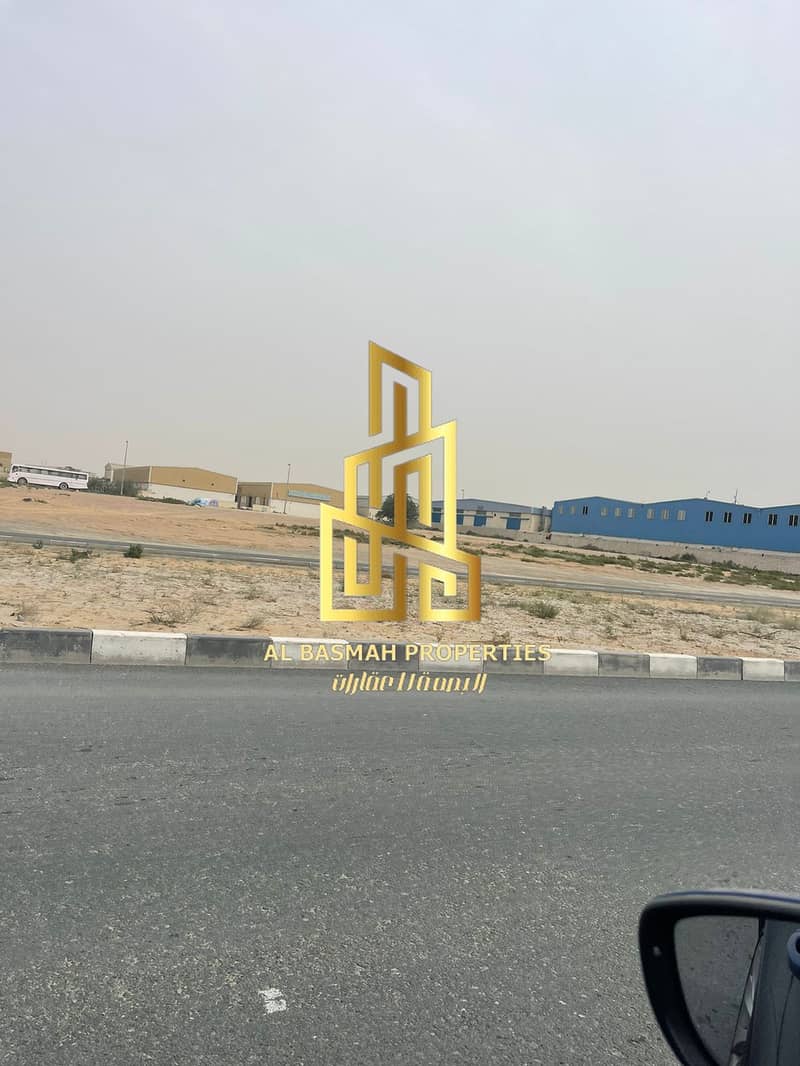 Land for sale in Sharjah, Al Sajaa area, Emirates Industrial City, Block 5