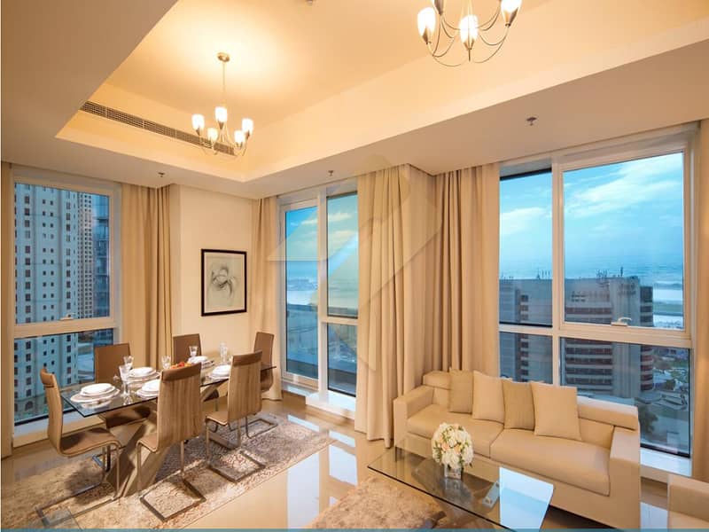 شقة في برج الدار،دبي مارينا 2 غرف 240000 درهم - 8780688