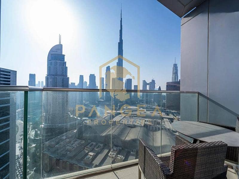Burj Khalifa View | Vacant | Mid floor
