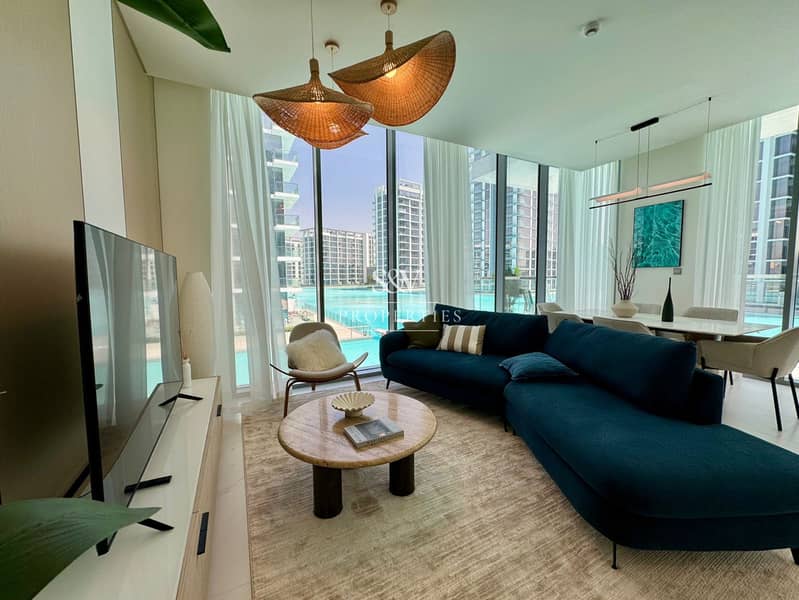 Fully Designer Furnished | Full Lagoon View