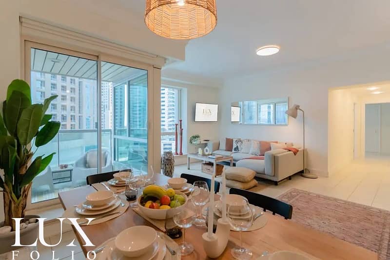 位于迪拜码头，迪拜滨海大厦（怡玛6号大厦），阿尔马斯大厦 2 卧室的公寓 240000 AED - 8762163