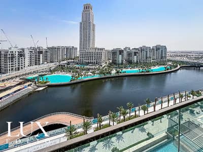2 Bedroom Flat for Rent in Dubai Creek Harbour, Dubai - Water View| Luxury| Large Balcony