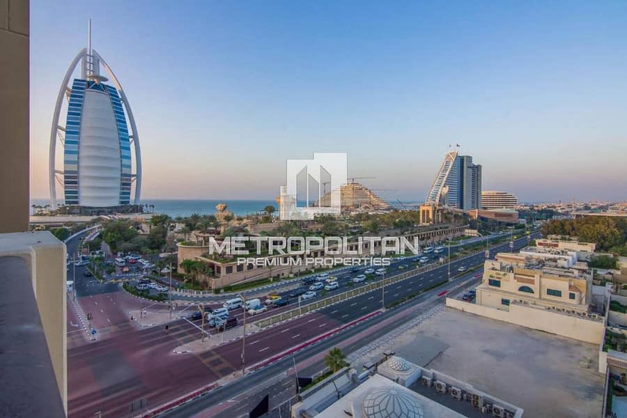 Exclusive |Burj Al Arabi View| Vacant on Transfer