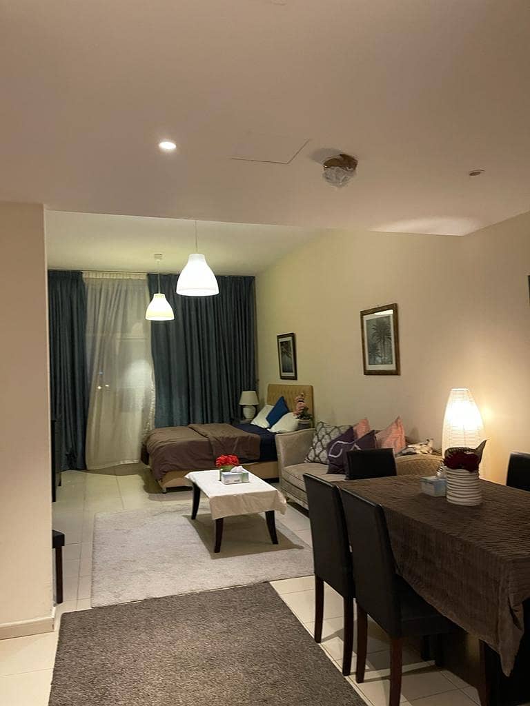 Furnished Studio Monthly Rent 3300Aed  With  ALL BILLS, PARKING AND WI-FI