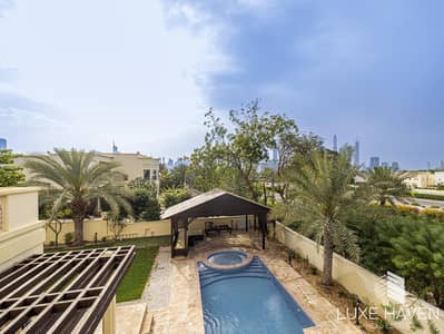 6 Bedroom Villa for Rent in Emirates Hills, Dubai - Classical 6BR Villa | Skyline Views | Vacant