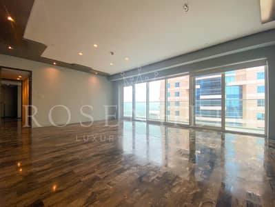 2 Bedroom Flat for Rent in Dubai Marina, Dubai - Vacant |High Floor |Unfurnished |Palm and Sea view