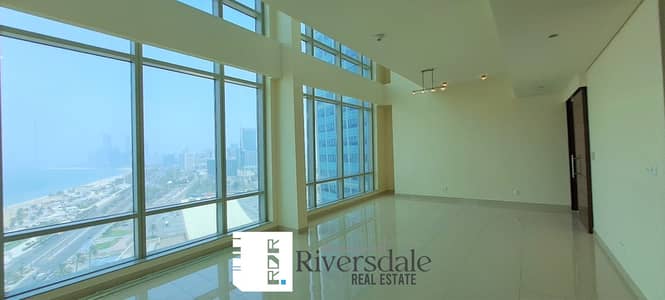 2 Bedroom Flat for Rent in Corniche Area, Abu Dhabi - No Chiller -Full Sea View  Duplex 2 BHK