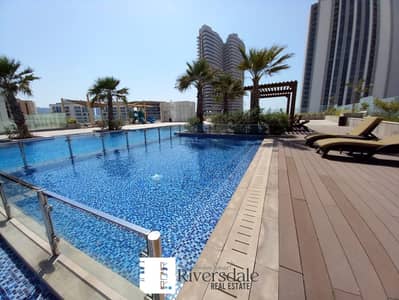 3 Bedroom Flat for Rent in Al Reem Island, Abu Dhabi - resident 3br pool. jpeg