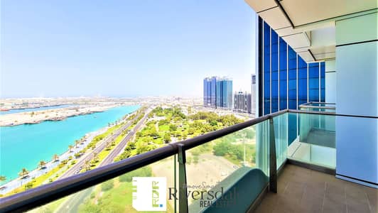 2 Bedroom Apartment for Rent in Corniche Area, Abu Dhabi - Mina Sea View-Luxurious 2BHK +Maid -13 Month