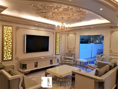 5 Bedroom Villa for Rent in Al Reef, Abu Dhabi - Presidential Style Fully  Furnished  5 Br Villa with Pool