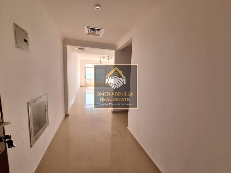 Ready 3bhk with spacious rooms,maid room, laundry room and balcony with open view