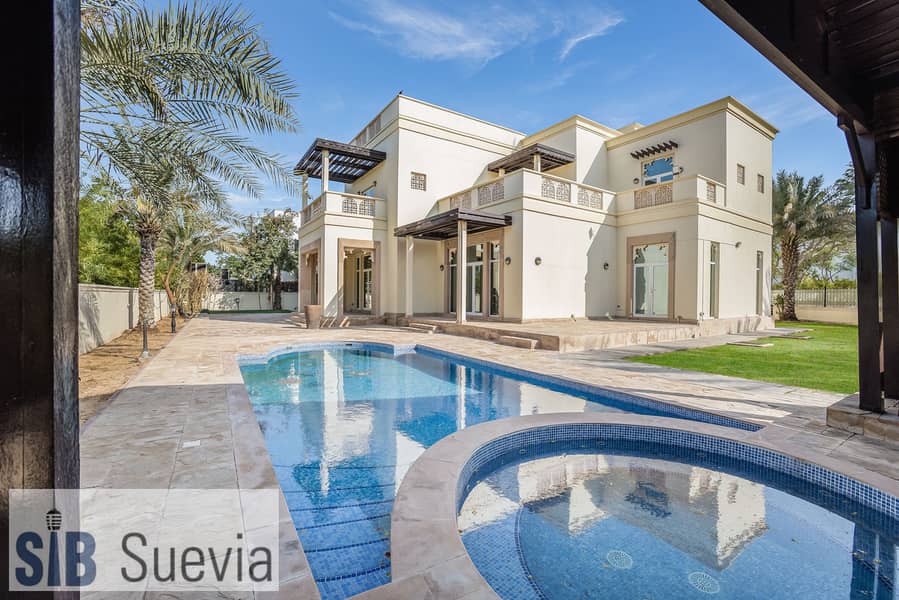 6 bedroom Villa | Emirates Hills | For Rent | Pool and Garden