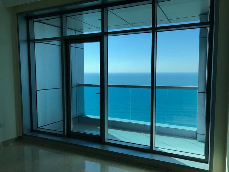 MASSIVE BRAND NEW 2 BHK WITH FULL SEA VIEW IN AJMAN CORNICH RESIDENCE