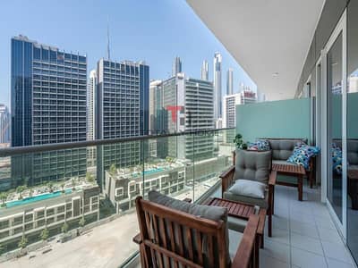 1 Bedroom Apartment for Rent in Business Bay, Dubai - Full canal View | High End Furniture | Vacant
